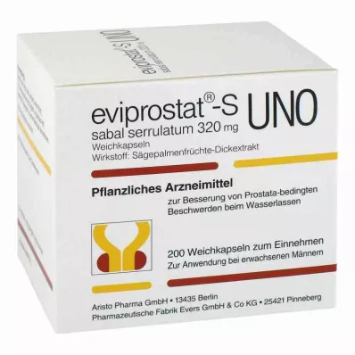 Eviprostat-S Sabal serrulatum 320 Uno (200 peças) Eviprostat-S Sabal serrulatum 320 Uno (200 peças)