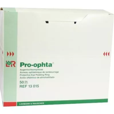 PRO-OPHTA Compressas perfuradas não estéreis, 50 unidades