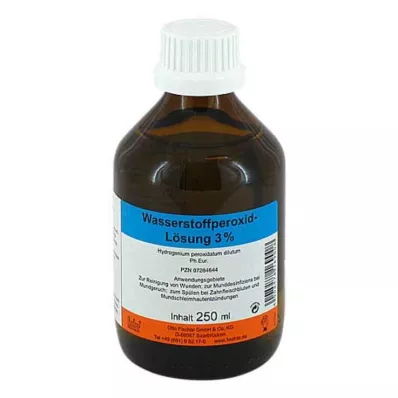 Solução de peróxido de hidrogênio 3% Ph.Eur., 250 ml