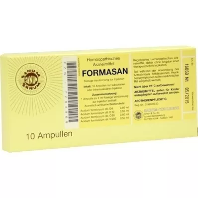 FORMASAN Ampolas de injeção, 10X2 ml