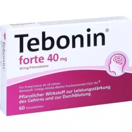 TEBONIN forte 40 mg comprimidos revestidos por película, 60 unid