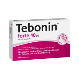 TEBONIN forte 40 mg comprimidos revestidos por película, 60 unid