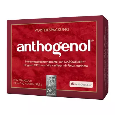 OPC ORIGINAL Masqueliers Anthogenol Capsules, 90 Cápsulas OPC ORIGINAL Masqueliers Anthogenol Capsules, 90 Cápsulas