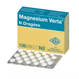 MAGNESIUM VERLA N Comprimidos revestidos, 10X100 pcs
