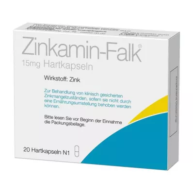 Cápsulas duras Zincamine Falk, 20 unidades Cápsulas duras Zincamine Falk, 20 unidades
