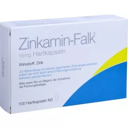 ZINKAMIN Falk 15 mg cápsulas duras, 100 unid