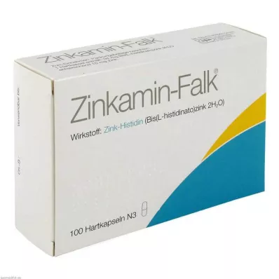 Cápsulas duras Zincamine Falk, 100 unidades