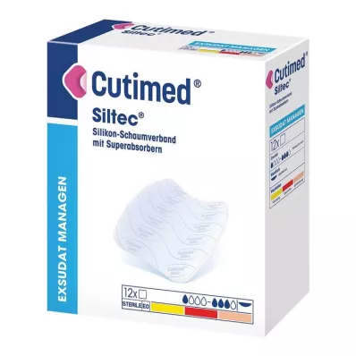 CUTIMED Penso de espuma Siltec 20x20 cm não adesivo, 6 unidades