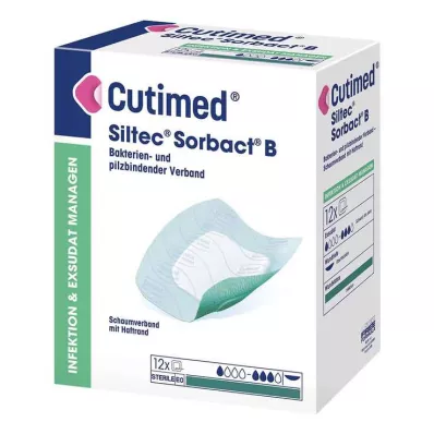 CUTIMED Siltec Sorbact PU-Verb.15x15 cm, 12 unid
