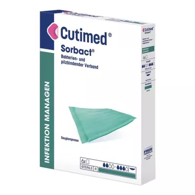 CUTIMED Compressas absorventes Sorbact 7x9 cm, 6 unidades