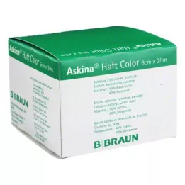 ASKINA Ligadura adesiva cor 6 cmx20 m amarelo, 1 pc