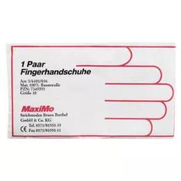HANDSCHUHE Algodão tamanho 10, 2 peças