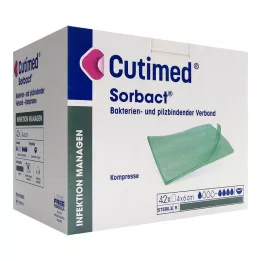 CUTIMED Compressas Sorbact 4x6 cm, 42 unidades