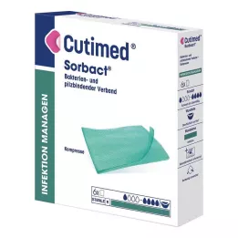 CUTIMED Compressas Sorbact 7x9 cm, 6 unidades