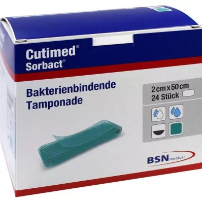 Tamponamentos Cutimed Sorbact 2x50 cm, 24 unid Tamponamentos Cutimed Sorbact 2x50 cm, 24 unid