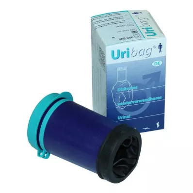 URIBAG Frasco de urina dobrável para homem, 1 peça