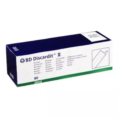 BD Seringa Discardit II , 80X20 ml BD Seringa Discardit II , 80X20 ml