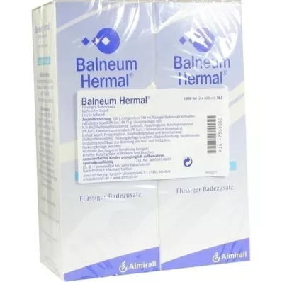 BALNEUM Aditivo de banho líquido Hermal, 2X500 ml