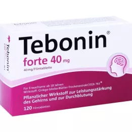 TEBONIN forte 40 mg comprimidos revestidos por película, 120 unid