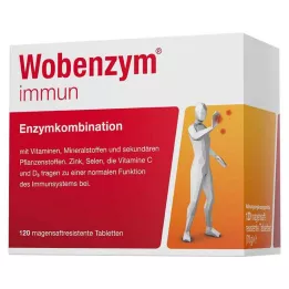 WOBENZYM Comprimidos revestidos entéricos imunes, 120 unidades