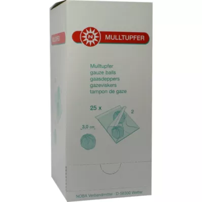 MULLTUPFER tamanho de ameixa estéril, 25X2 pcs