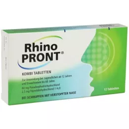 RHINOPRONT Comprimidos combinados, 12 unidades