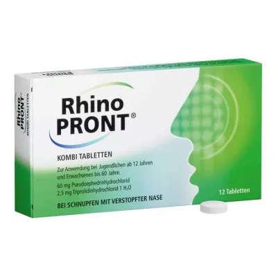 RHINOPRONT Comprimidos combinados, 12 unidades RHINOPRONT Comprimidos combinados, 12 unidades