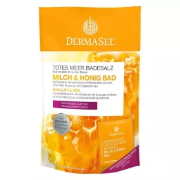 DERMASEL Sais de banho do Mar Morto + leite&Mel SPA, 1 P