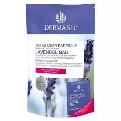 DERMASEL Sais de banho do Mar Morto+Lavanda SPA, 1 P DERMASEL Sais de banho do Mar Morto+Lavanda SPA, 1 P