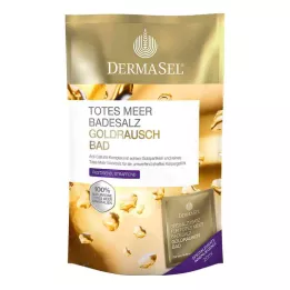 DERMASEL Sais de banho do Mar Morto+Ouro EXCLUSIVO, 1 P