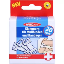 KLAMMERN f.Mulbinden+Bandages, 20 pcs