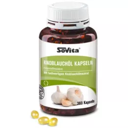 SOVITA Cápsulas de óleo de alho, 360 Cápsulas