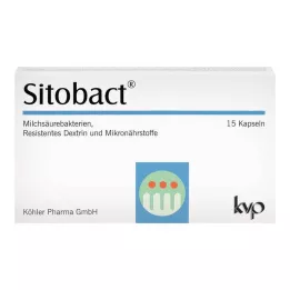 Cápsulas de Sitobact, 15 unidades