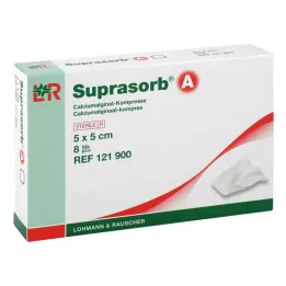 SUPRASORB A Alginato de cálcio Compr.5x5 cm, 8 unid