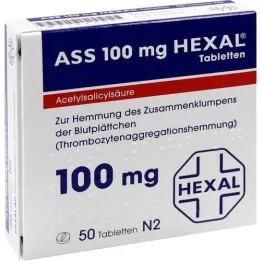 ASS 100 HEXAL comprimidos, 50 unid
