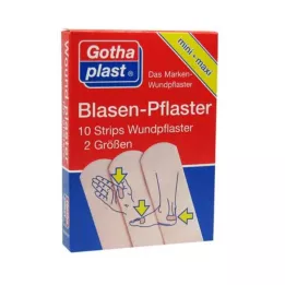 GOTHAPLAST Pensos para bolhas na pele, 10 unidades