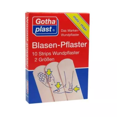 GOTHAPLAST Pensos para bolhas na pele, 10 unidades