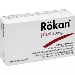 RÖKAN Plus 80 mg comprimidos revestidos por película, 120 unidades