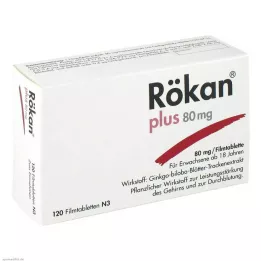 RÖKAN Plus 80 mg comprimidos revestidos por película, 120 unidades