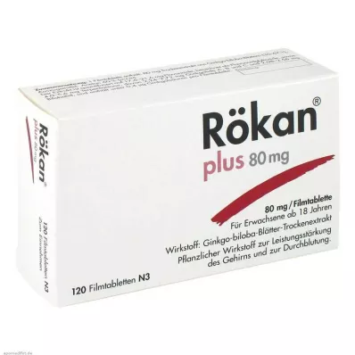 Rökan® mais comprimidos revestidos por película de 80 mg, 120 unidades Rökan® mais comprimidos revestidos por película de 80 mg, 120 unidades