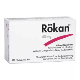 RÖKAN Comprimidos revestidos por película de 40 mg, 120 unidades