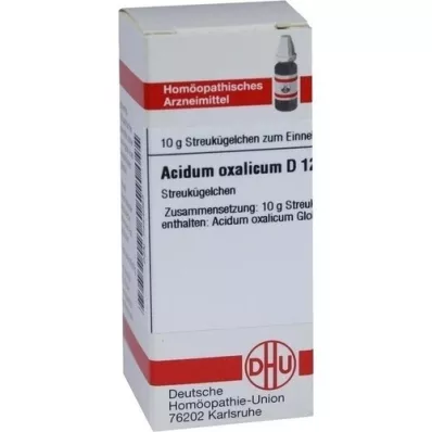 ACIDUM OXALICUM D 12 glóbulos, 10 g