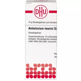 ANHALONIUM lewinii D 30 glóbulos, 10 g