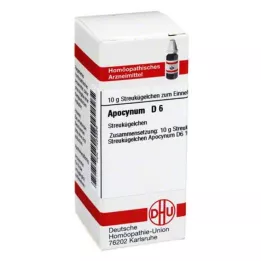 APOCYNUM D 6 glóbulos, 10 g