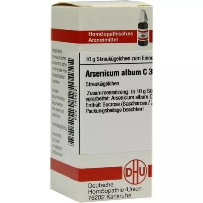 ARSENICUM ALBUM C 3 glóbulos, 10 g