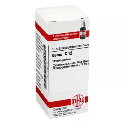 BORAX C 12 glóbulos, 10 g