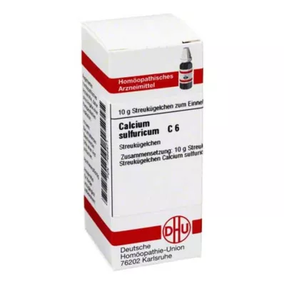 CALCIUM SULFURICUM C 6 glóbulos, 10 g CALCIUM SULFURICUM C 6 glóbulos, 10 g