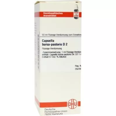 diluição deCAPSELLA BURSA pastoris D 2, 50 ml