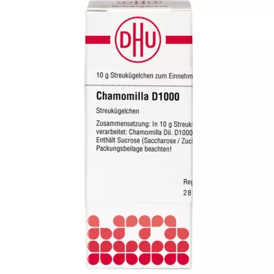 CHAMOMILLA D 1000 glóbulos, 10 g