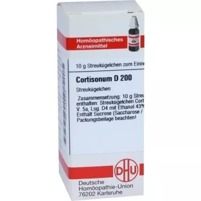 CORTISONUM D 200 glóbulos, 10 g